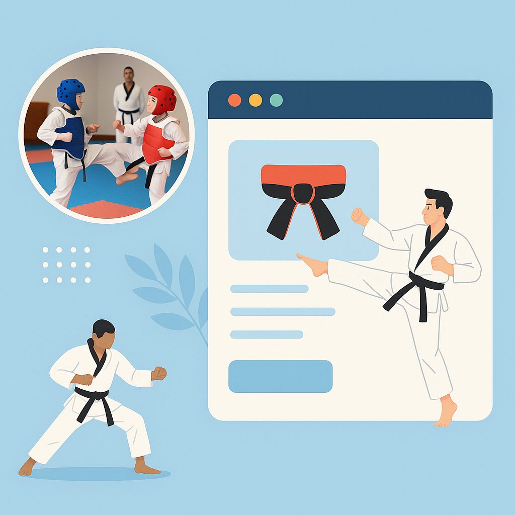 Por qué tus alumnos de taekwondo deben tener una página web personaliz