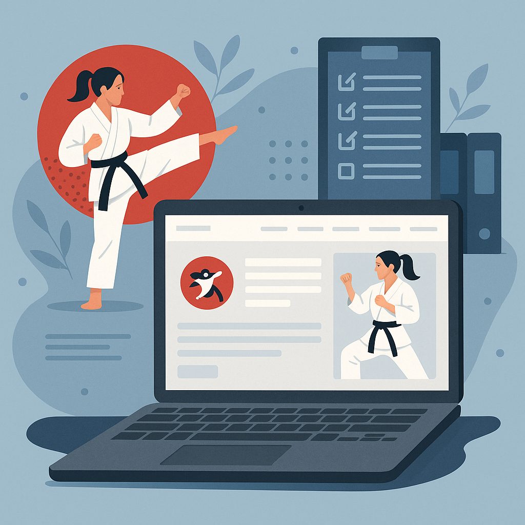 Guía para crear una web efectiva para tu escuela de karate