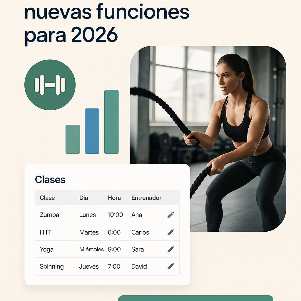 Descubre las novedades de Gymnet para gestionar tu academia en 2026
